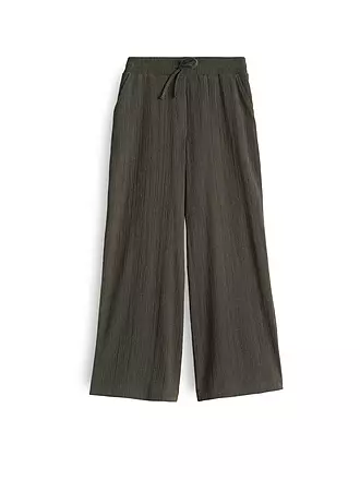 OPUS | Marlenehose MILENI CRINKLE | olive